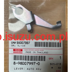 Dźwignia samoregulatora szczęk hamulcowych lewa ISUZU D-MAX