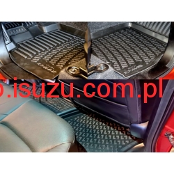 Wykładziny gumowe przód i tył ISUZU D-MAX MY2024